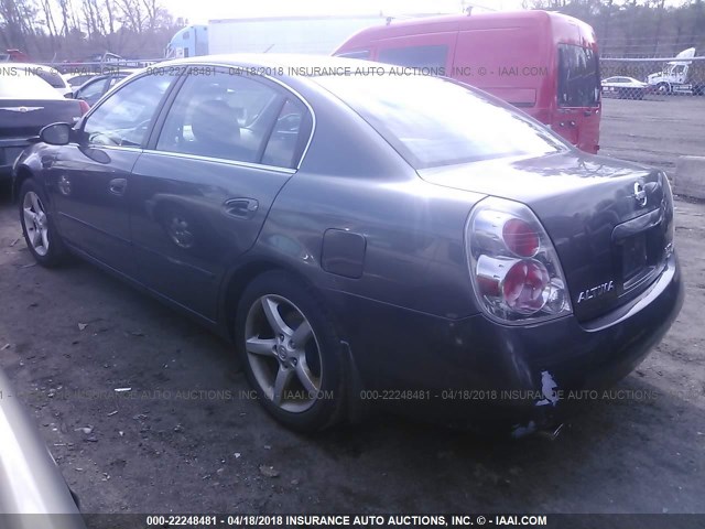 1N4BL11D85N423822 - 2005 NISSAN ALTIMA SE/SL/SE-R GRAY photo 3