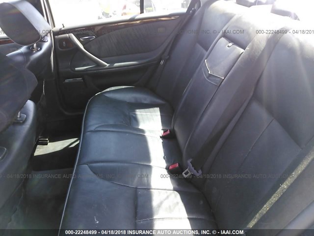 WDBJF70J9YB021657 - 2000 MERCEDES-BENZ E 430 BLACK photo 8