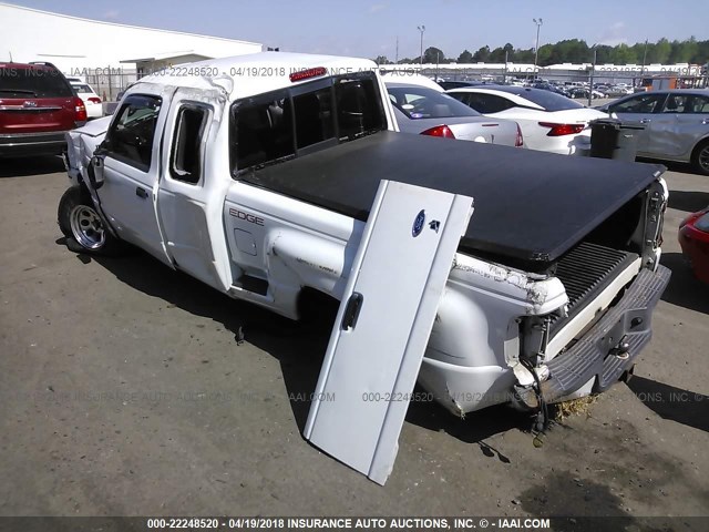 1FTYR44V33PA63093 - 2003 FORD RANGER SUPER CAB WHITE photo 3