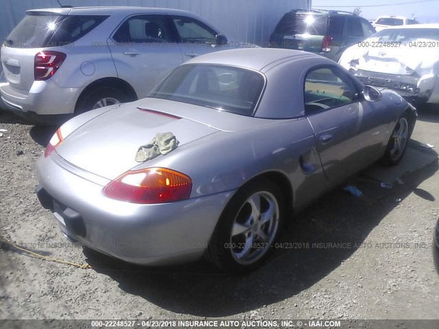 WP0CA29801U621683 - 2001 PORSCHE BOXSTER GRAY photo 4