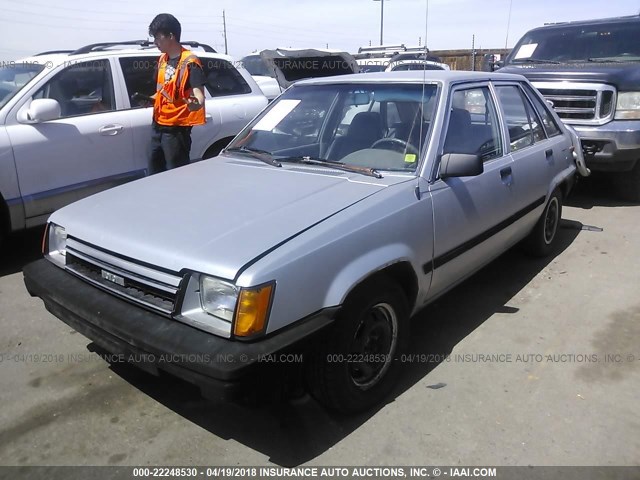 JT2AL32HXE0185299 - 1984 TOYOTA TERCEL DELUXE BLUE photo 2