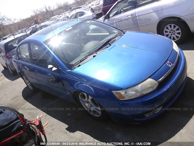 1G8AL52F54Z157626 - 2004 SATURN ION LEVEL 3 BLUE photo 1