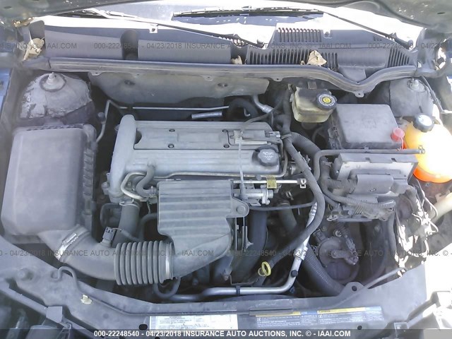 1G8AL52F54Z157626 - 2004 SATURN ION LEVEL 3 BLUE photo 10