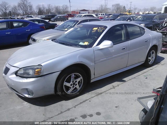 2G2WS522X41366143 - 2004 PONTIAC GRAND PRIX GT2 SILVER photo 2