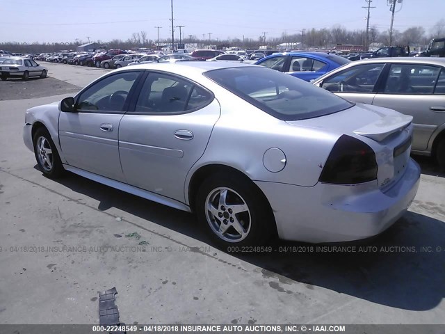 2G2WS522X41366143 - 2004 PONTIAC GRAND PRIX GT2 SILVER photo 3