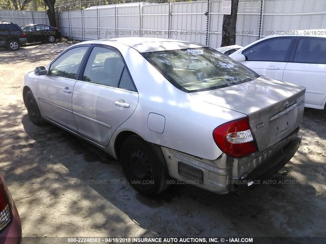 4T1BE32K63U236302 - 2003 TOYOTA CAMRY LE/XLE/SE 银色 照片 3