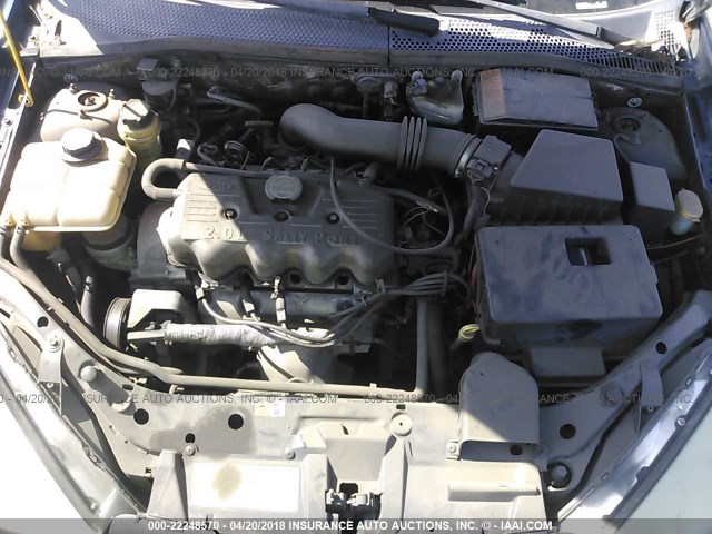 1FAFP33PX2W295176 - 2002 FORD FOCUS LX Dark Blue photo 10