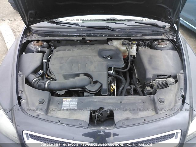 1G1ZB5E02CF206860 - 2012 CHEVROLET MALIBU LS BLACK photo 10