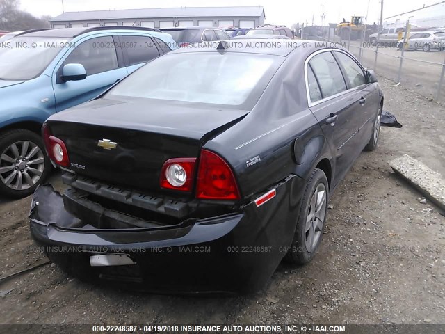 1G1ZB5E02CF206860 - 2012 CHEVROLET MALIBU LS BLACK photo 4