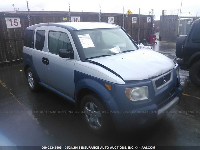 5J6YH28675L001324 - 2005 HONDA ELEMENT EX BLUE photo 1