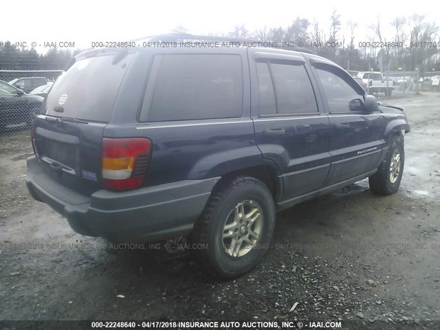 1J4GW48S94C189370 - 2004 JEEP GRAND CHEROKEE LAREDO/COLUMBIA/FREEDOM 蓝色 照片 4