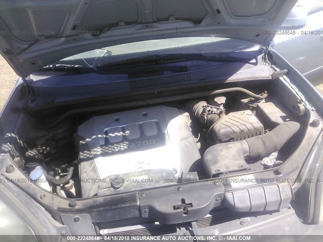 KM8JN12DX6U273438 - 2006 HYUNDAI TUCSON GLS/LIMITED 银色 照片 10