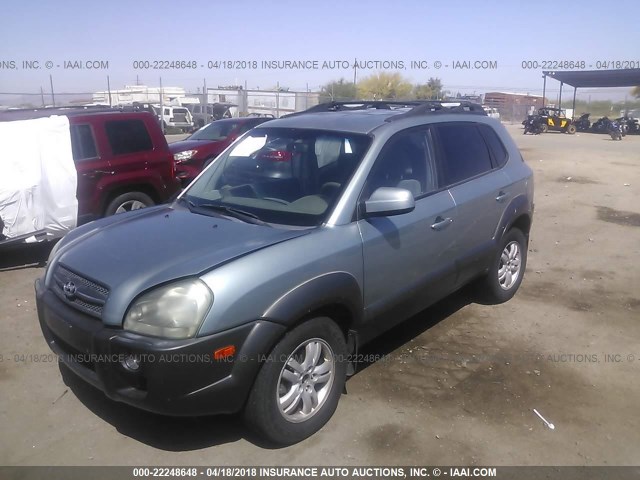 KM8JN12DX6U273438 - 2006 HYUNDAI TUCSON GLS/LIMITED SILVER photo 2