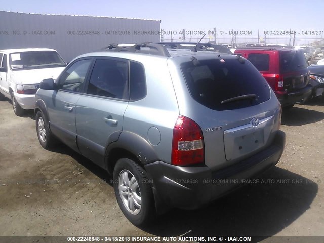 KM8JN12DX6U273438 - 2006 HYUNDAI TUCSON GLS/LIMITED SILVER photo 3