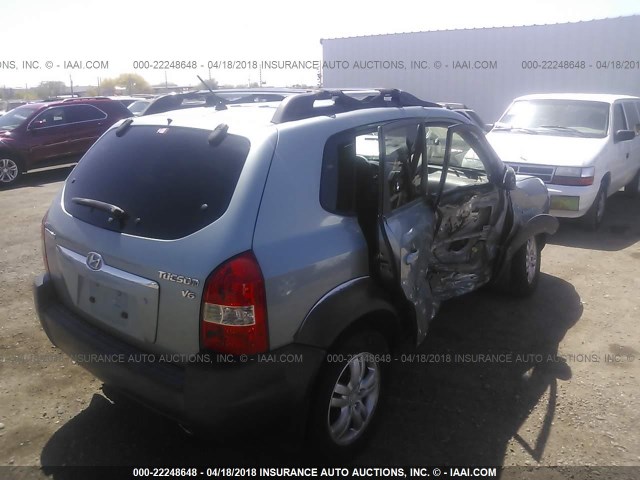 KM8JN12DX6U273438 - 2006 HYUNDAI TUCSON GLS/LIMITED SILVER photo 6