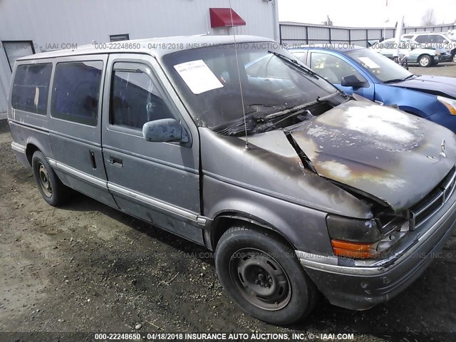 1B4GH44R1NX224140 - 1992 DODGE GRAND CARAVAN SE GRAY photo 1