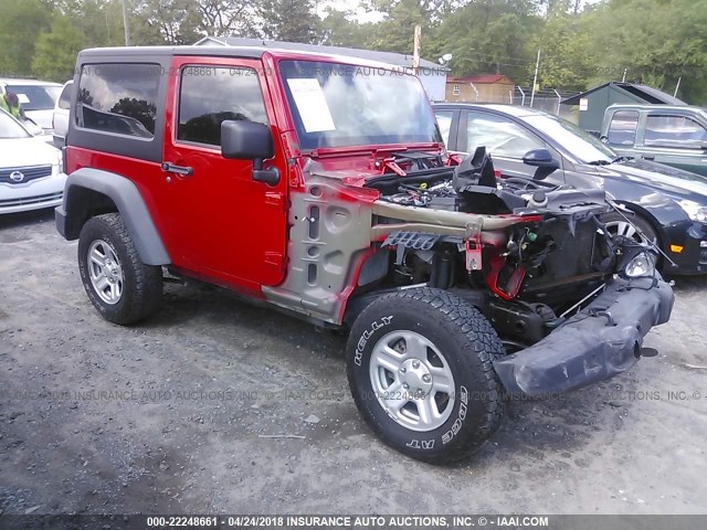 1J4AA2D19BL626061 - 2011 JEEP WRANGLER SPORT Qırmızı foto 1