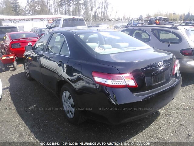 4T1BF3EK5AU509560 - 2010 TOYOTA CAMRY SE/LE/XLE BLACK photo 3