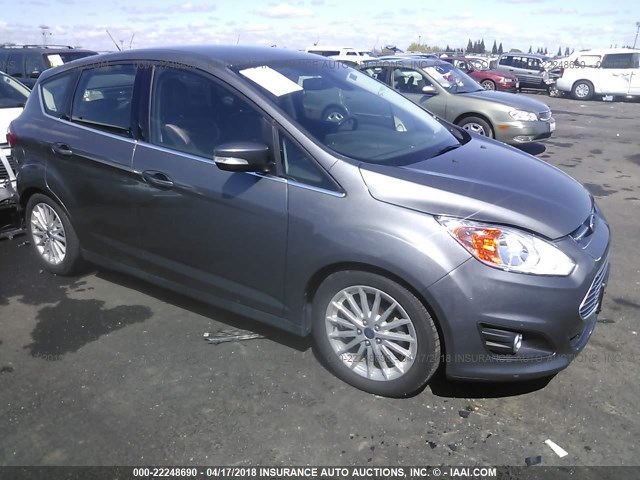 1FADP5BU2DL504649 - 2013 FORD C-MAX SEL GRAY photo 1