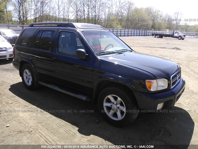 JN8DR09X93W713797 - 2003 NISSAN PATHFINDER LE/SE BLACK photo 1