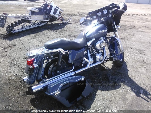 1HD1KB4148Y607530 - 2008 HARLEY-DAVIDSON FLHX BLUE photo 4