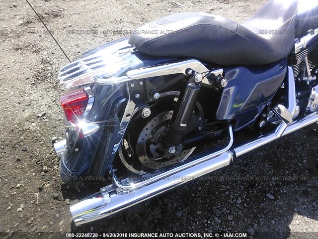 1HD1KB4148Y607530 - 2008 HARLEY-DAVIDSON FLHX BLUE photo 6