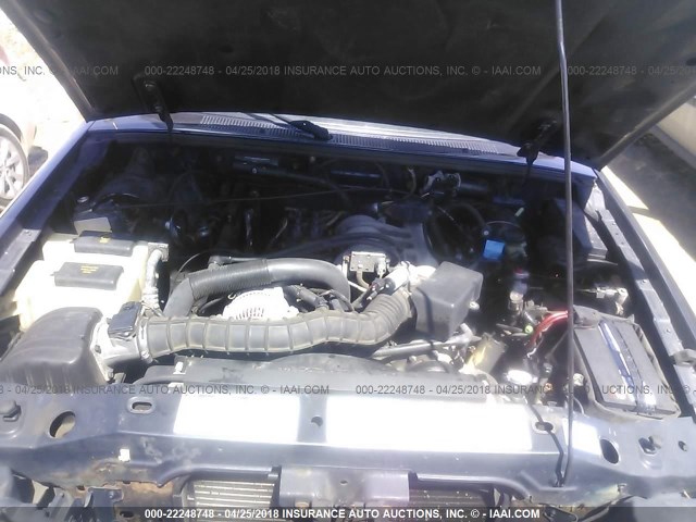 1FTYR14V9YPB54391 - 2000 FORD RANGER SUPER CAB BLACK photo 10