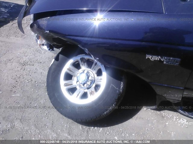 1FTYR14V9YPB54391 - 2000 FORD RANGER SUPER CAB BLACK photo 6