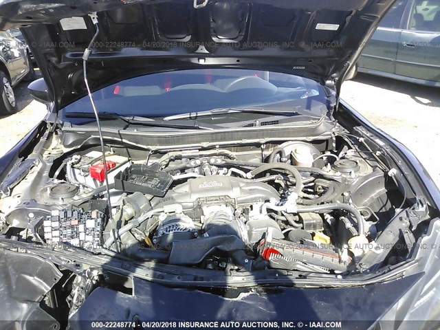 JF1ZNAA17F8709045 - 2015 TOYOTA SCION FR-S შავი ფოტო 10