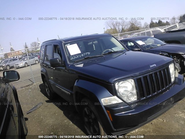 1J8GN28K88W286571 - 2008 JEEP LIBERTY SPORT 蓝色 照片 1