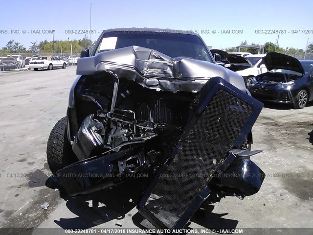 1FTSW20R88EA25664 - 2008 FORD F250 SUPER DUTY GRAY photo 6