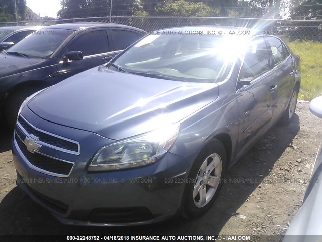 1G11B5SA4DF202563 - 2013 CHEVROLET MALIBU LS 深蓝色 照片 2