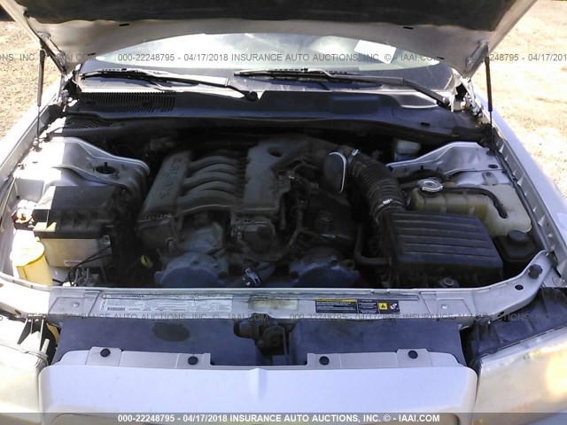 2C3JA53G85H604426 - 2005 CHRYSLER 300 TOURING SILVER photo 10