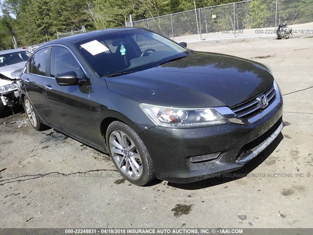 1HGCR2F53DA095396 - 2013 HONDA ACCORD SPORT GRAY photo 1