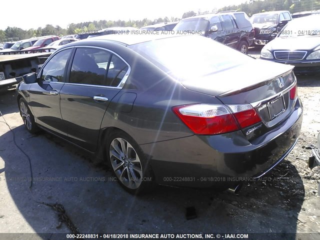 1HGCR2F53DA095396 - 2013 HONDA ACCORD SPORT 灰色 照片 3