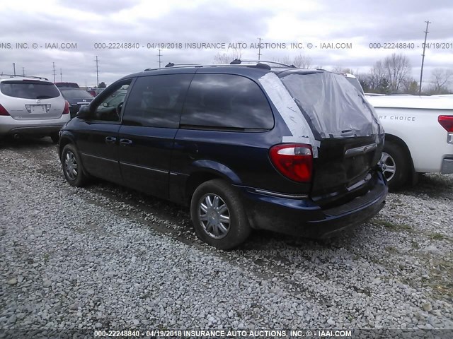 2A4GP64L16R714813 - 2006 CHRYSLER TOWN & COUNTRY LIMITED Dark Blue photo 3