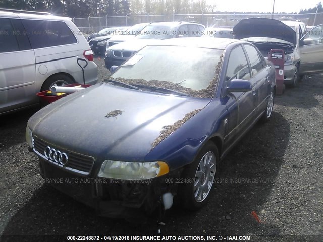 WAUDC68D81A027457 - 2001 AUDI A4 1.8T QUATTRO BLUE photo 6