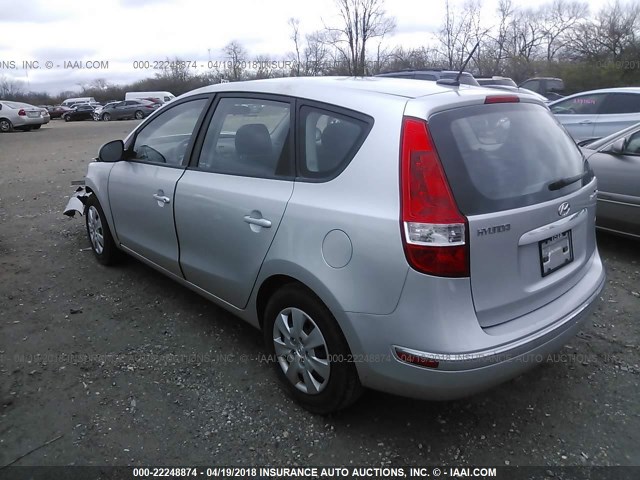 KMHDB8AE4AU075973 - 2010 HYUNDAI ELANTRA TOURING GLS GRAY photo 3