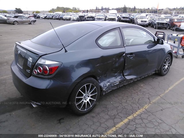 JTKDE167880268666 - 2008 TOYOTA SCION TC ნაცრისფერი ფოტო 4