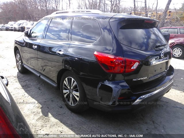 5N1DR2MM4HC618539 - 2017 NISSAN PATHFINDER S/SV/SL/PLATINUM 黑色 照片 3