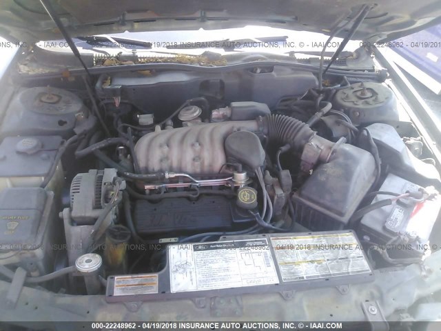 1MELM50U6SG660215 - 1995 MERCURY SABLE GS GREEN photo 10