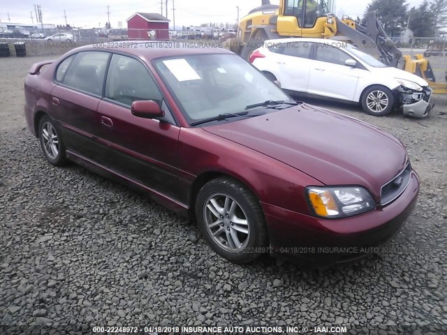 4S3BE646235203264 - 2003 SUBARU LEGACY GT RED photo 1