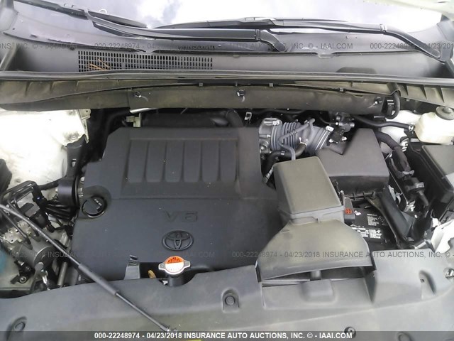 5TDKKRFH9GS153505 - 2016 TOYOTA HIGHLANDER XLE თეთრი ფოტო 10