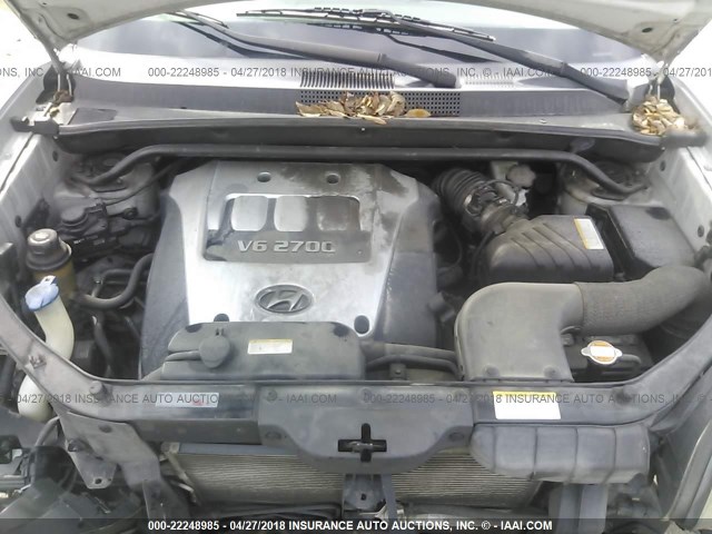 KM8JN12D76U265149 - 2006 HYUNDAI TUCSON GLS/LIMITED 银色 照片 10