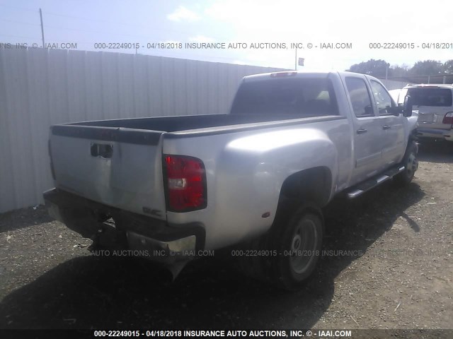 1GT413C83CF174289 - 2012 GMC SIERRA C3500 SLE GRAY photo 4