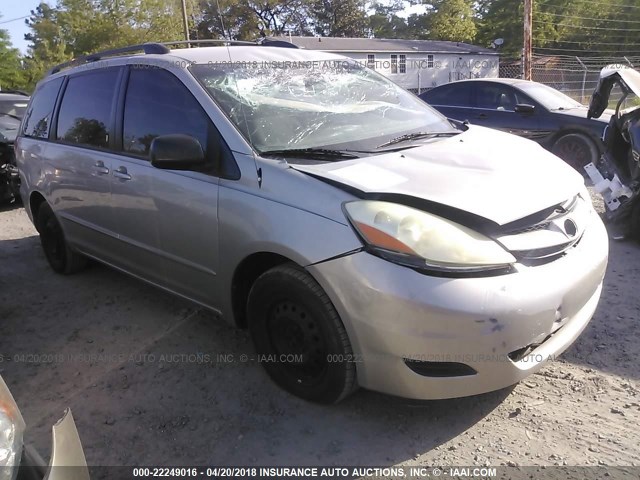 5TDZA23C06S397589 - 2006 TOYOTA SIENNA CE/LE SILVER photo 1