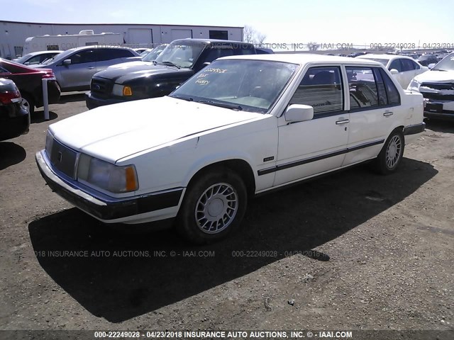 YV1KS9514R0038900 - 1994 VOLVO 960 WHITE photo 2