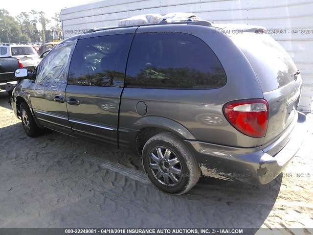 2C4GP54L44R544119 - 2004 CHRYSLER TOWN & COUNTRY TOURING GRAY photo 3