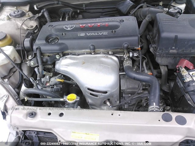 4T1BE32K04U804822 - 2004 TOYOTA CAMRY LE/XLE/SE GOLD photo 10