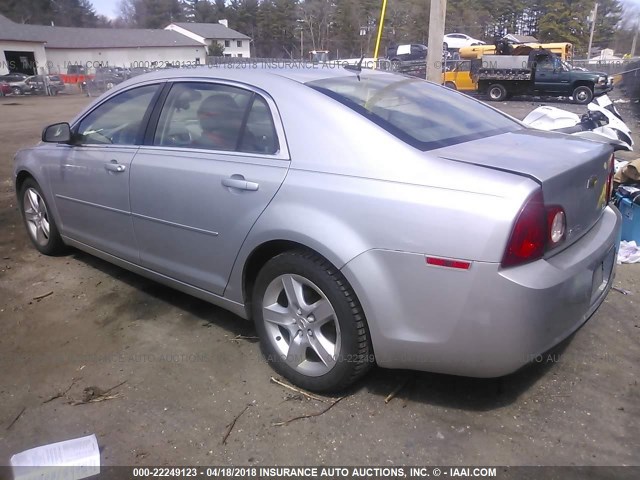 1G1ZA5EU6BF145601 - 2011 CHEVROLET MALIBU LS 银色 照片 3